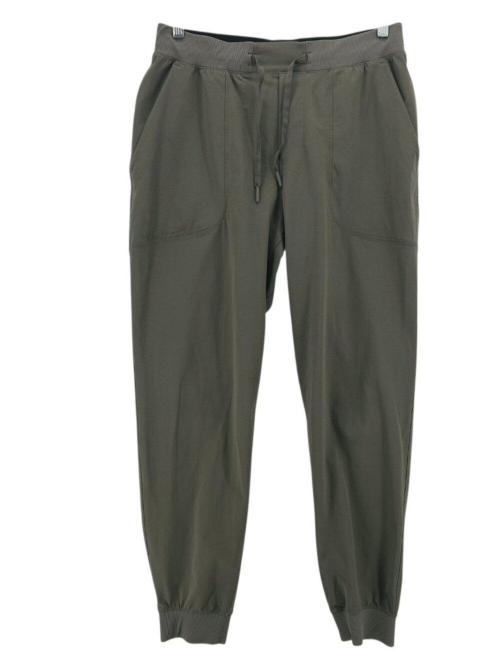 LULULEMON ABC Jogger Army Green Drawstring Performance Stretch Pants MEDIUM